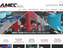 Tablet Screenshot of amecplastics.com.au